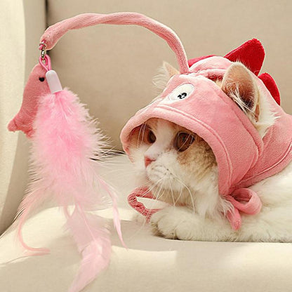 Feather Headband Cat Teaser