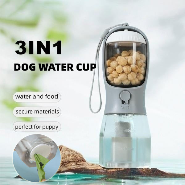 3-in-1 Travel Dog Water Dispenser