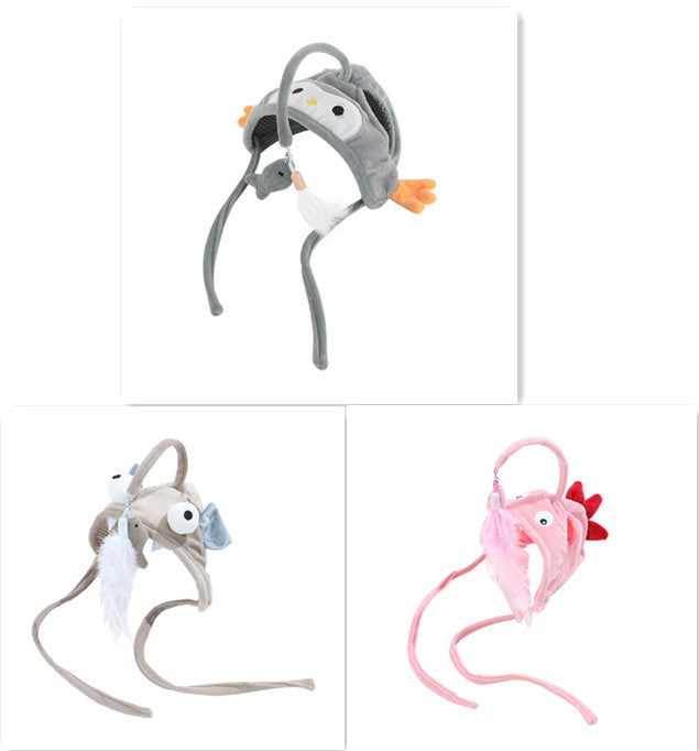 Feather Headband Cat Teaser