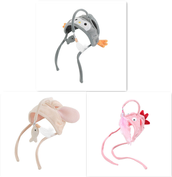 Feather Headband Cat Teaser