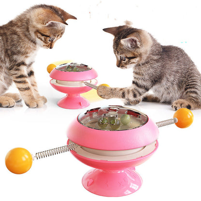 Rotating Cat Toy with Catnip