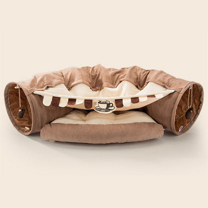 Washable Durable Collapsible Cat Tunnel