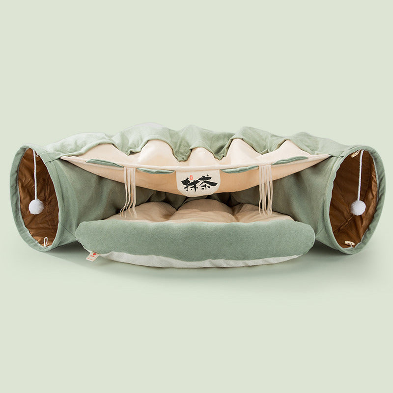 Washable Durable Collapsible Cat Tunnel