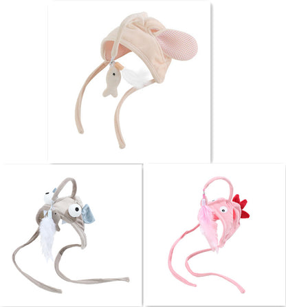 Feather Headband Cat Teaser