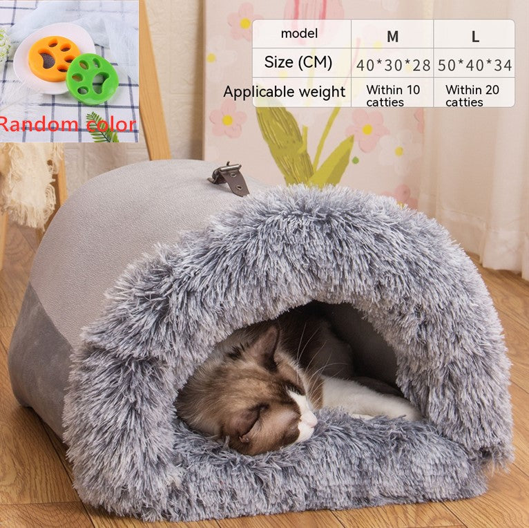 Warm Plush Pet Nest