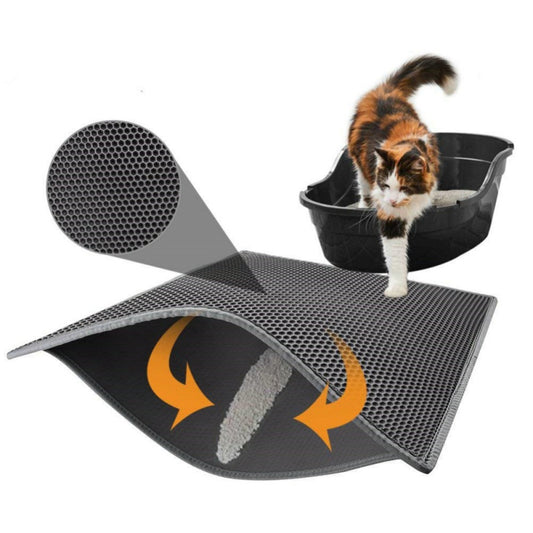 Honeycomb Litter Mat Keeps Floors Clean