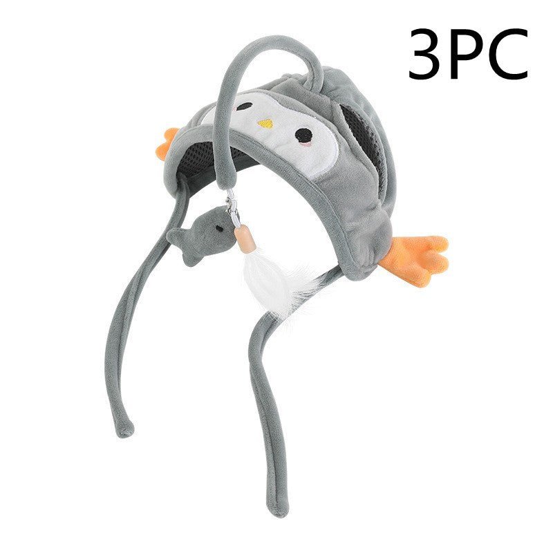 Feather Headband Cat Teaser