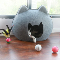 Enclosed Cat House Bed
