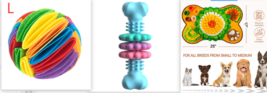 Indestructible Dog Bone Chew Toy