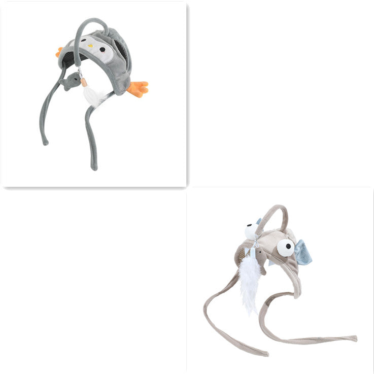 Feather Headband Cat Teaser