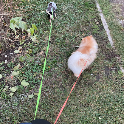 360° Dual Dog Leash with LED Light