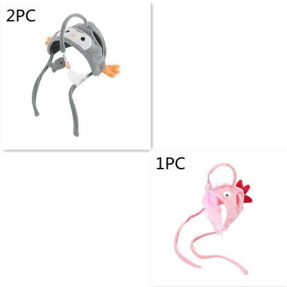 Feather Headband Cat Teaser