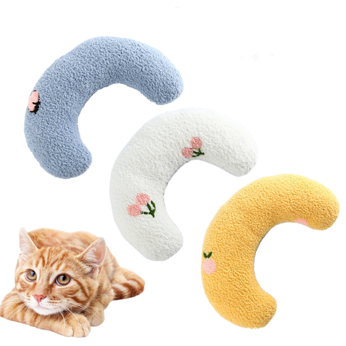 U-Shaped Comfort Neck Pillow for Pets