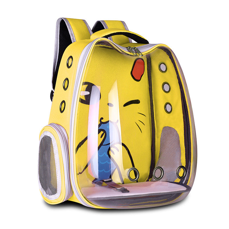 Breathable Space Capsule Pet Backpack