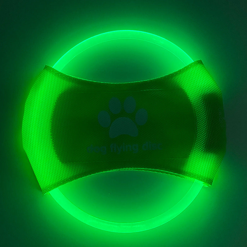 LED Glowing Dog Flying Disc