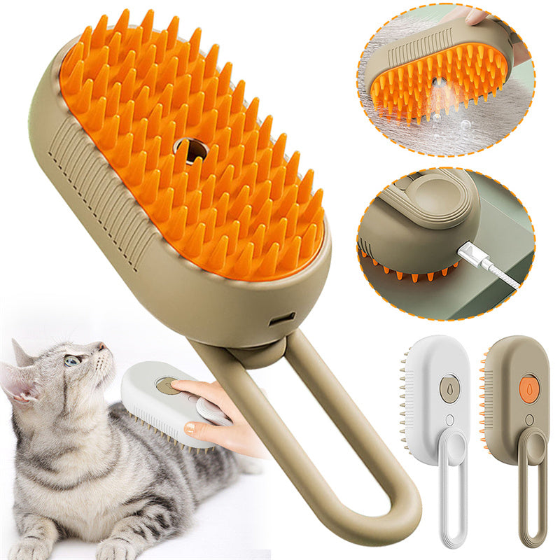 3-in-1 Steam Grooming Brush