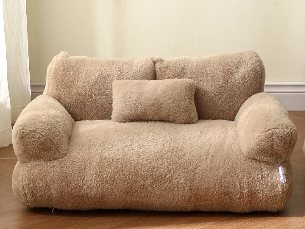 Warm Plush Pet Bed Sofa