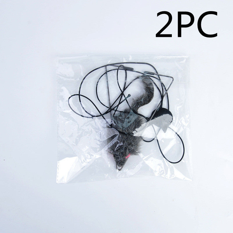 Hanging Door Cat Toy – Telescopic Mouse Teaser