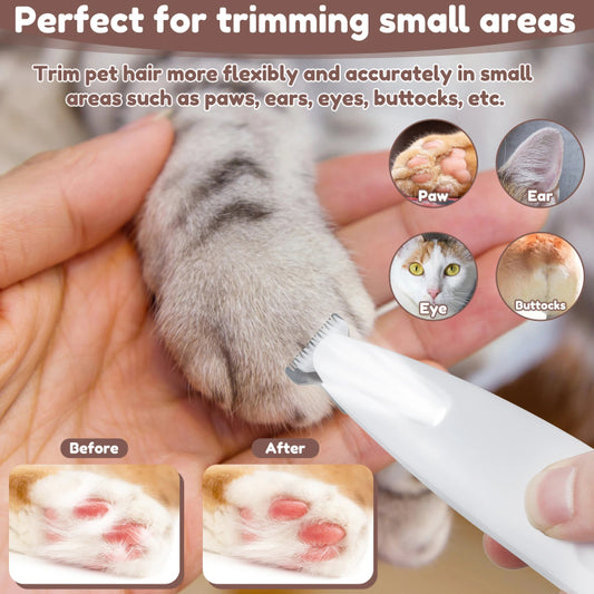 Pet Paw Trimmer with LED