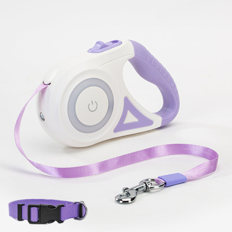 Automatic LED Dog Leash with Collar