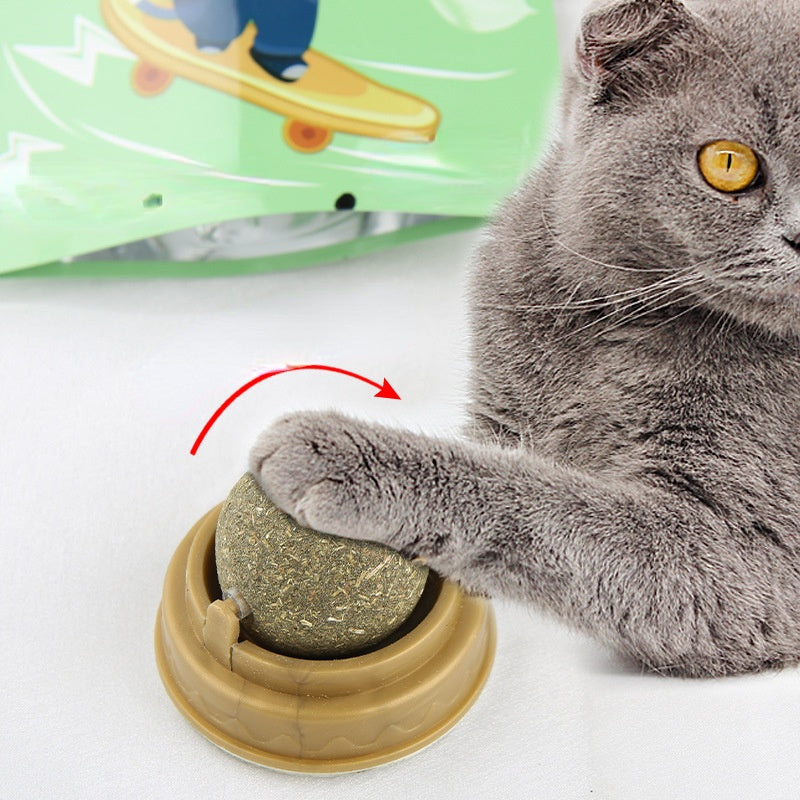 Rotating Catnip Dental Ball