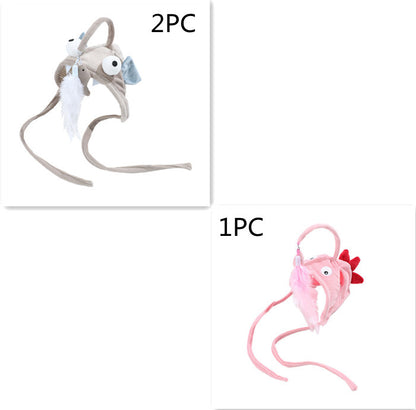 Feather Headband Cat Teaser