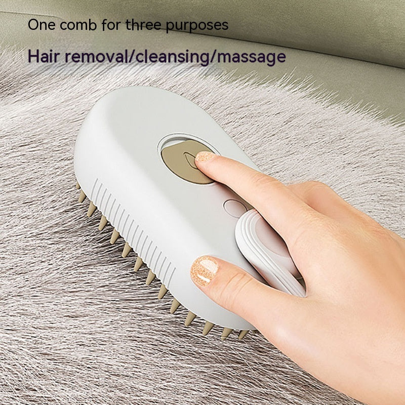 3-in-1 Steam Grooming Brush