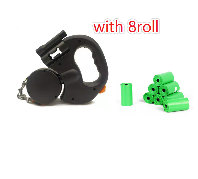360° Dual Dog Leash with LED Light