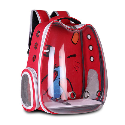 Breathable Space Capsule Pet Backpack