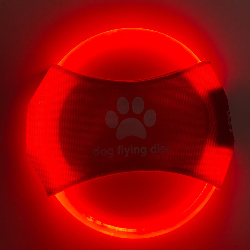 LED Glowing Dog Flying Disc