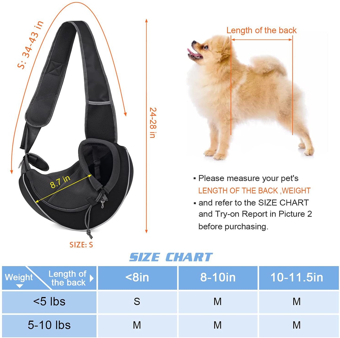 Portable Pet Crossbody Bag