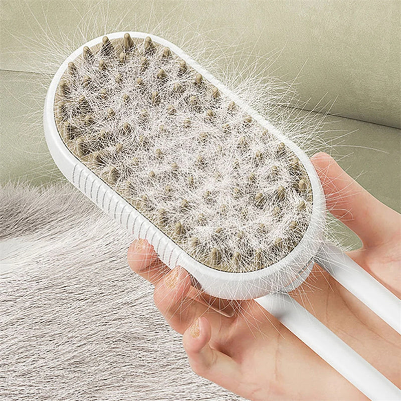 3-in-1 Steam Grooming Brush